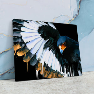 Hawk Bowing Descent — Hawk Bowing Descent Against Wall4x5 12