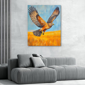 Hawk Soaring - Luxury Wall Art