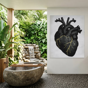 Heart Anatomical — Heart Anatomical Outdoor Bathroom Port 122