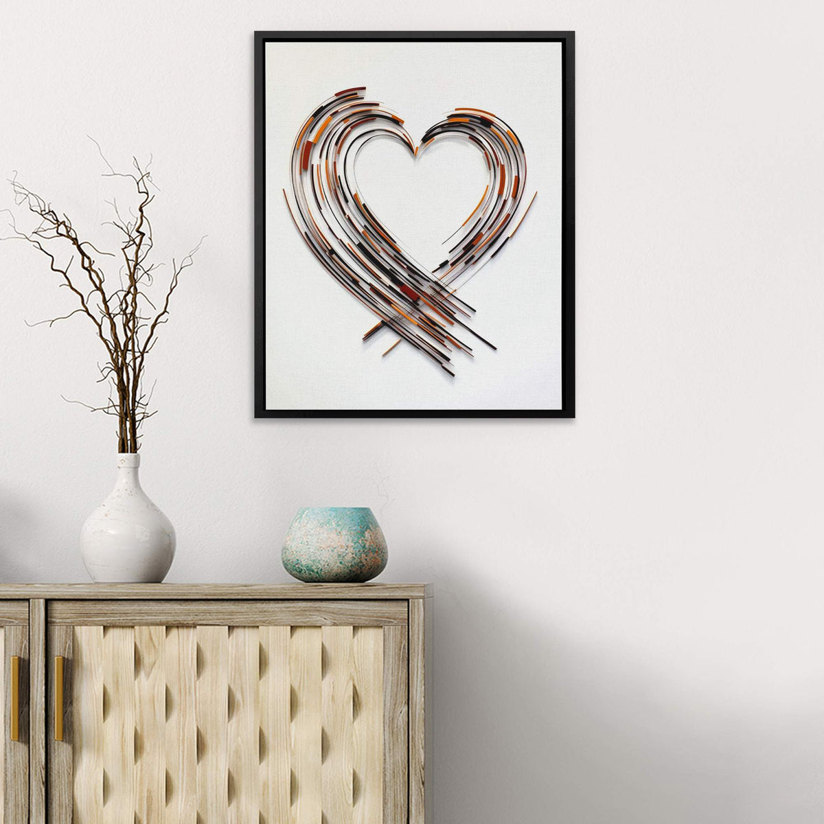 Heart Strokes - Luxury Wall Art