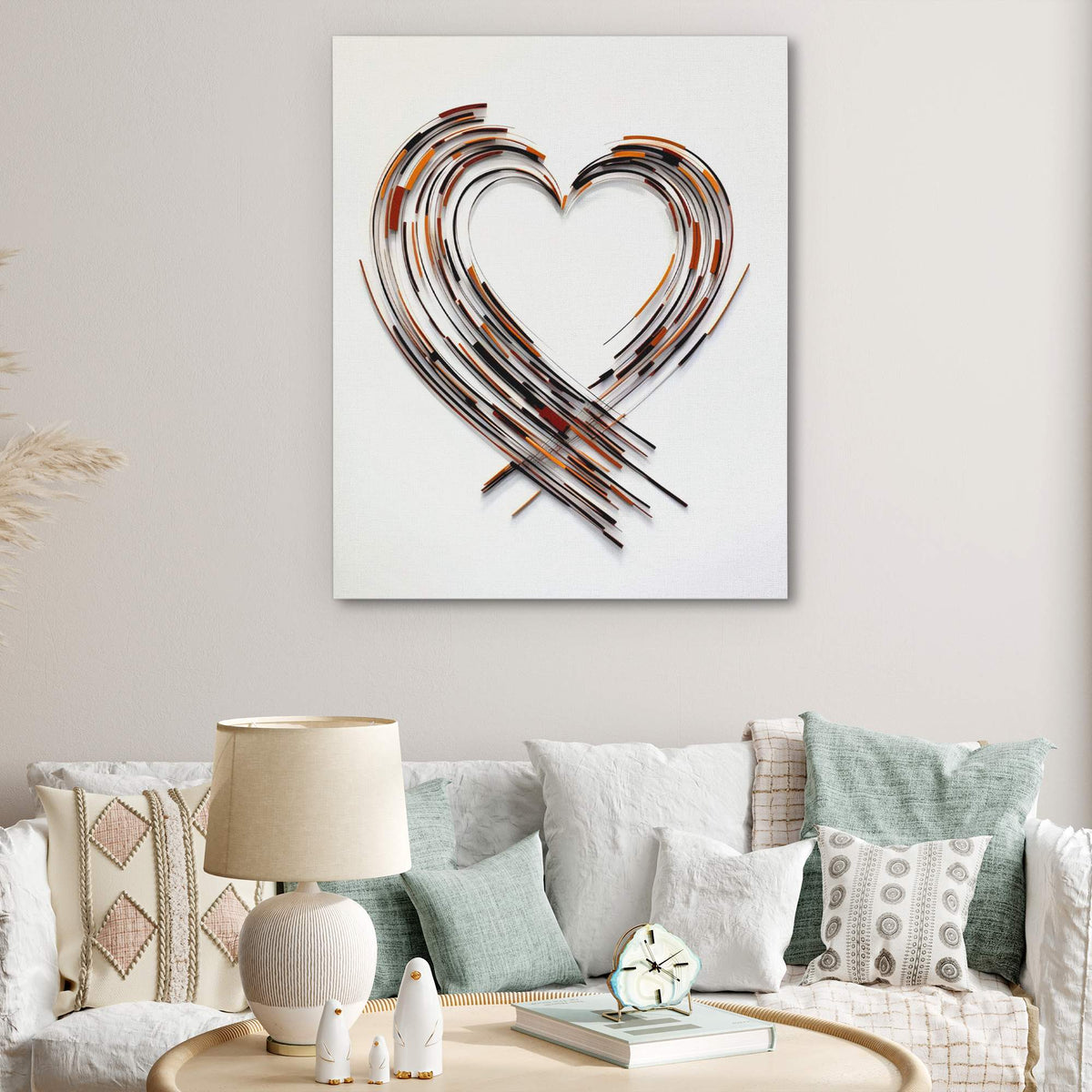 Heart Strokes - Luxury Wall Art