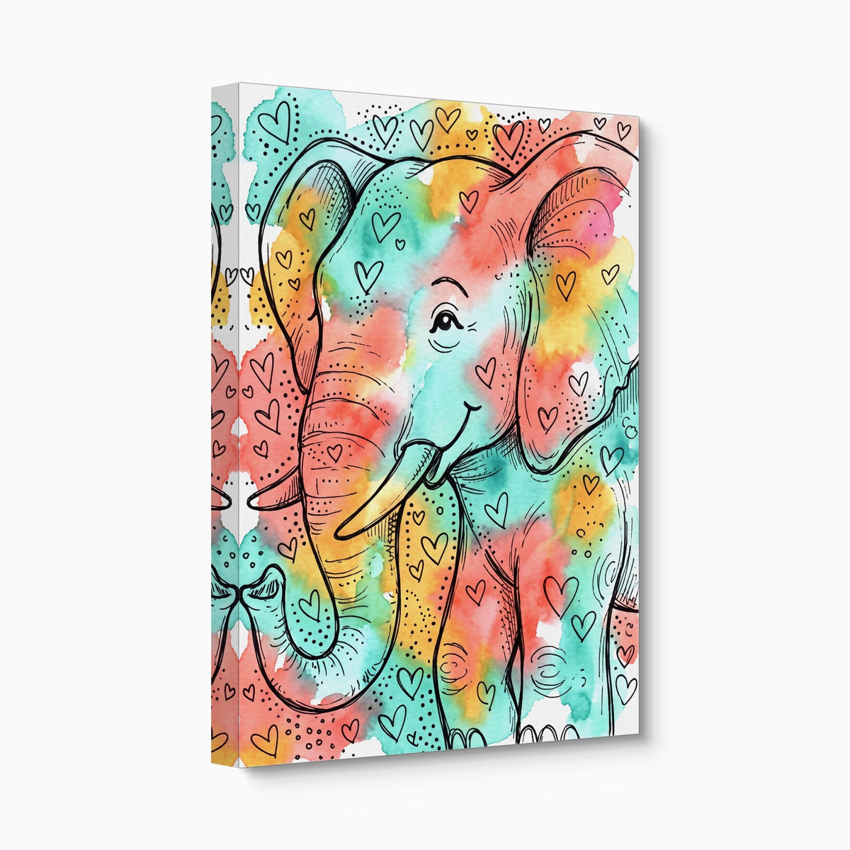 Heartfelt Elephant - Luxury Wall Art