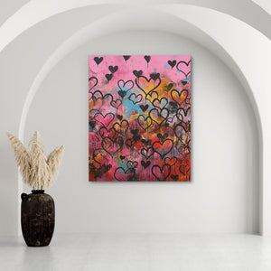 Hearts Wall - Luxury Wall Art