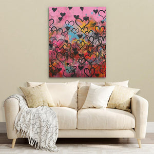 Hearts Wall - Luxury Wall Art