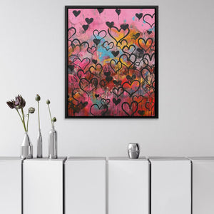 Hearts Wall - Luxury Wall Art