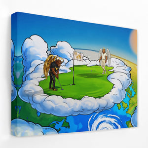 Heavenly Golf canvas wall art