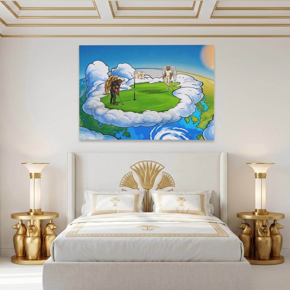 Heavenly Golf — Heavenly Golf Egyptian Isis Room Land 62
