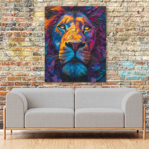 Heavenly Lion in a room