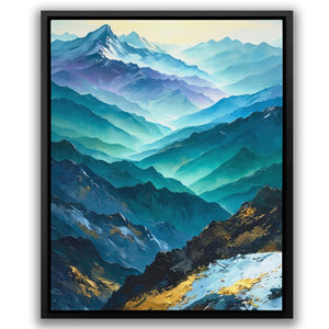 Heavenly Mountain Range - Luxury Wall Art