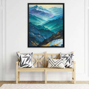 Heavenly Mountain Range - Luxury Wall Art