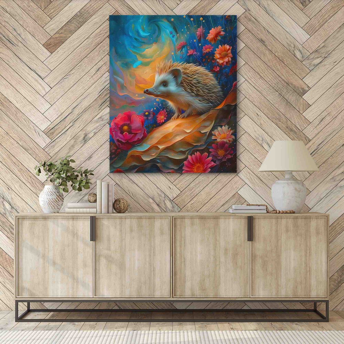 Hedgehog Surrealism - Luxury Wall Art