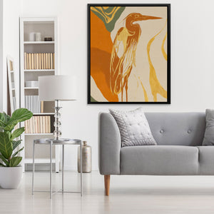 Heron Golden Stance — Heron Golden Stance Window Light V2 299