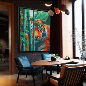 Hidden Tiger - Luxury Wall Art