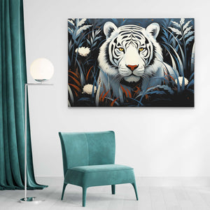 Hiding Tiger - Luxury Wall Art