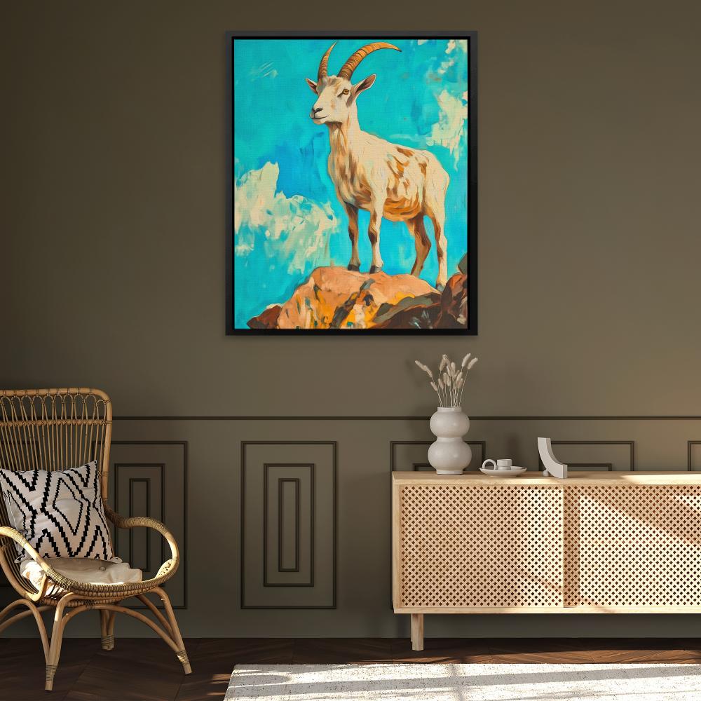 High Altitude Goat - Luxury Wall Art