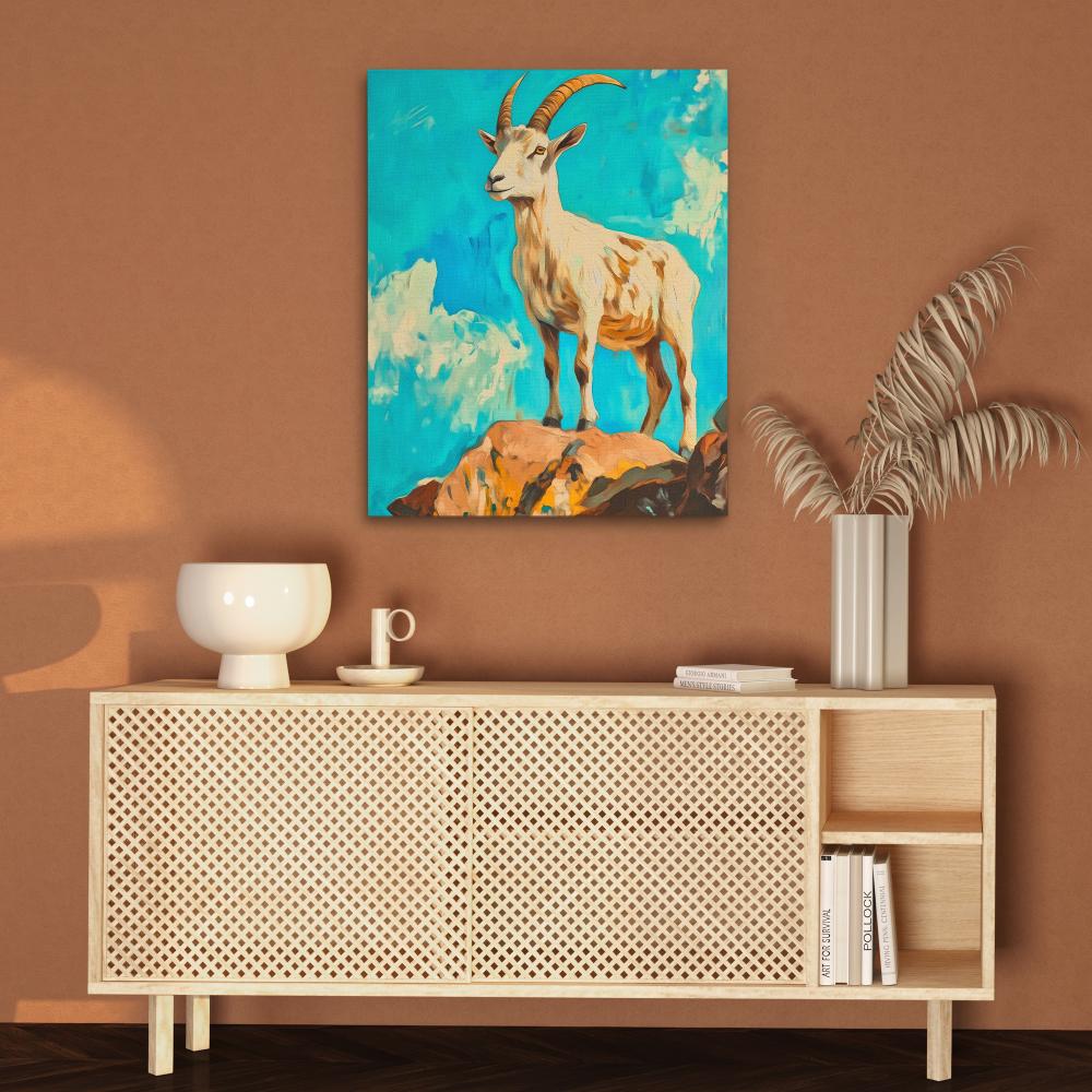 High Altitude Goat - Luxury Wall Art