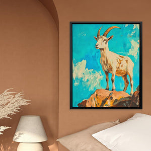 High Altitude Goat - Luxury Wall Art