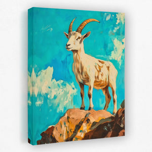 High Altitude Goat - Luxury Wall Art