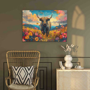 Highland Horns - Luxury Wall Art