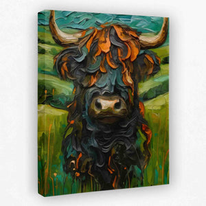 Highland Meadow Bull - Luxury Wall Art