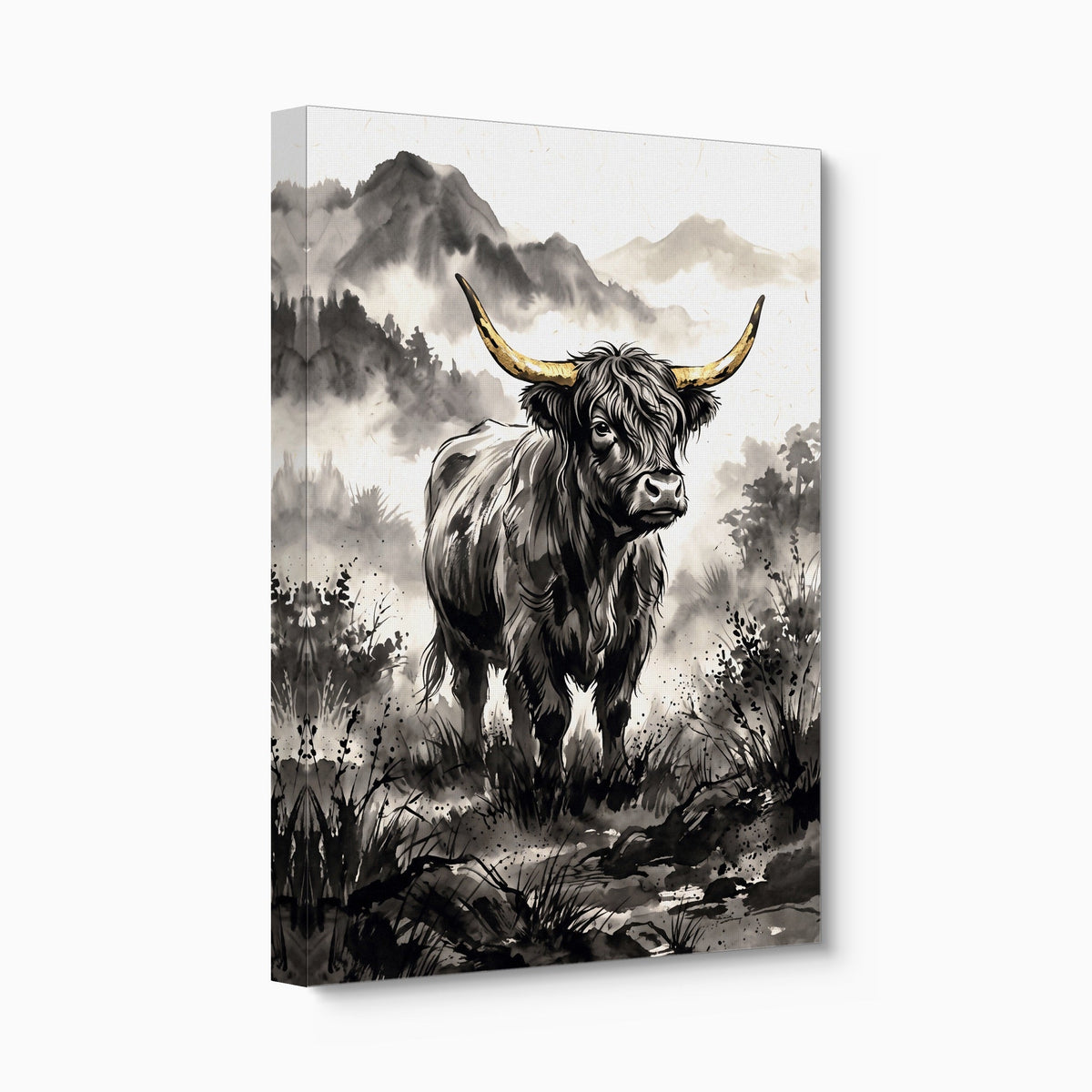 Highland Sumi-e - Luxury Wall Art
