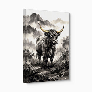 Highland Sumi-e - Luxury Wall Art