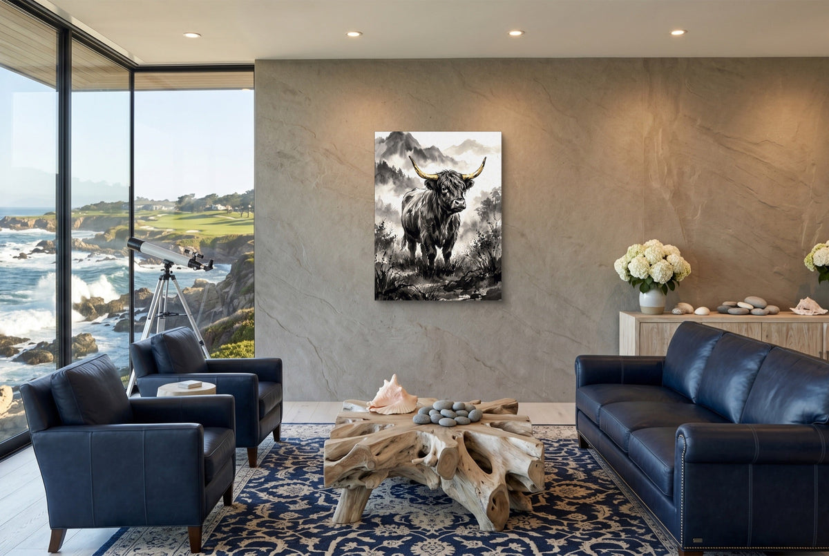 Highland Sumi-e - Luxury Wall Art