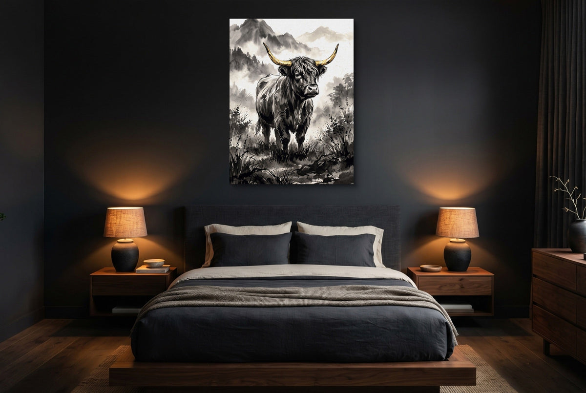 Highland Sumi-e - Luxury Wall Art