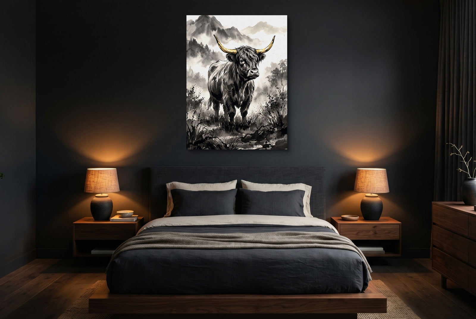 Highland Sumi-e - Luxury Wall Art