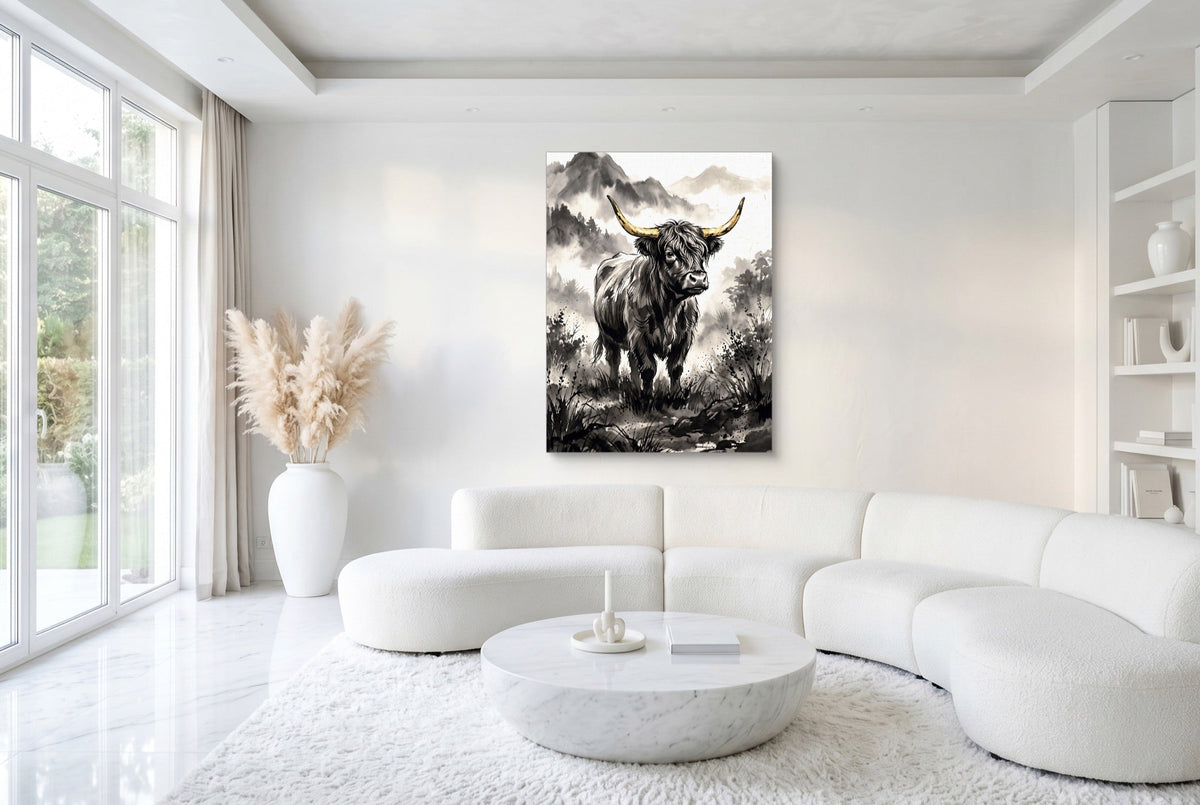 Highland Sumi-e - Luxury Wall Art