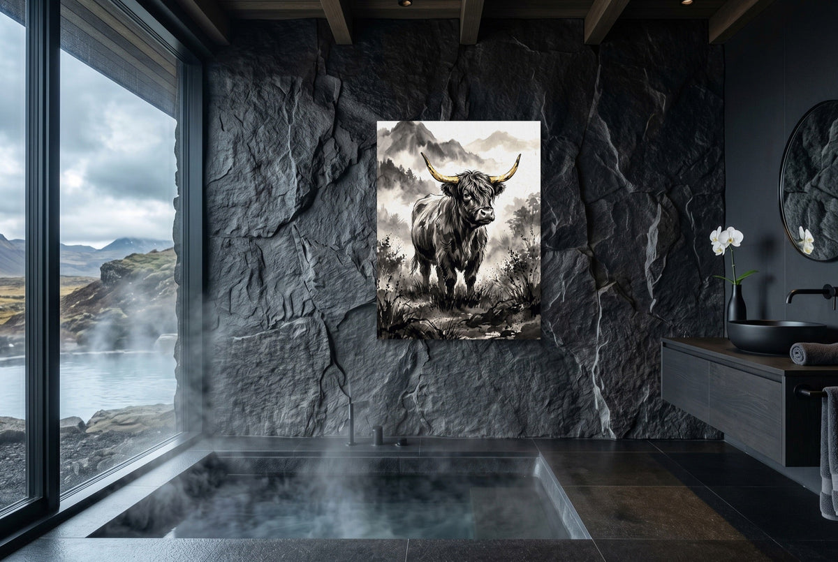 Highland Sumi-e - Luxury Wall Art