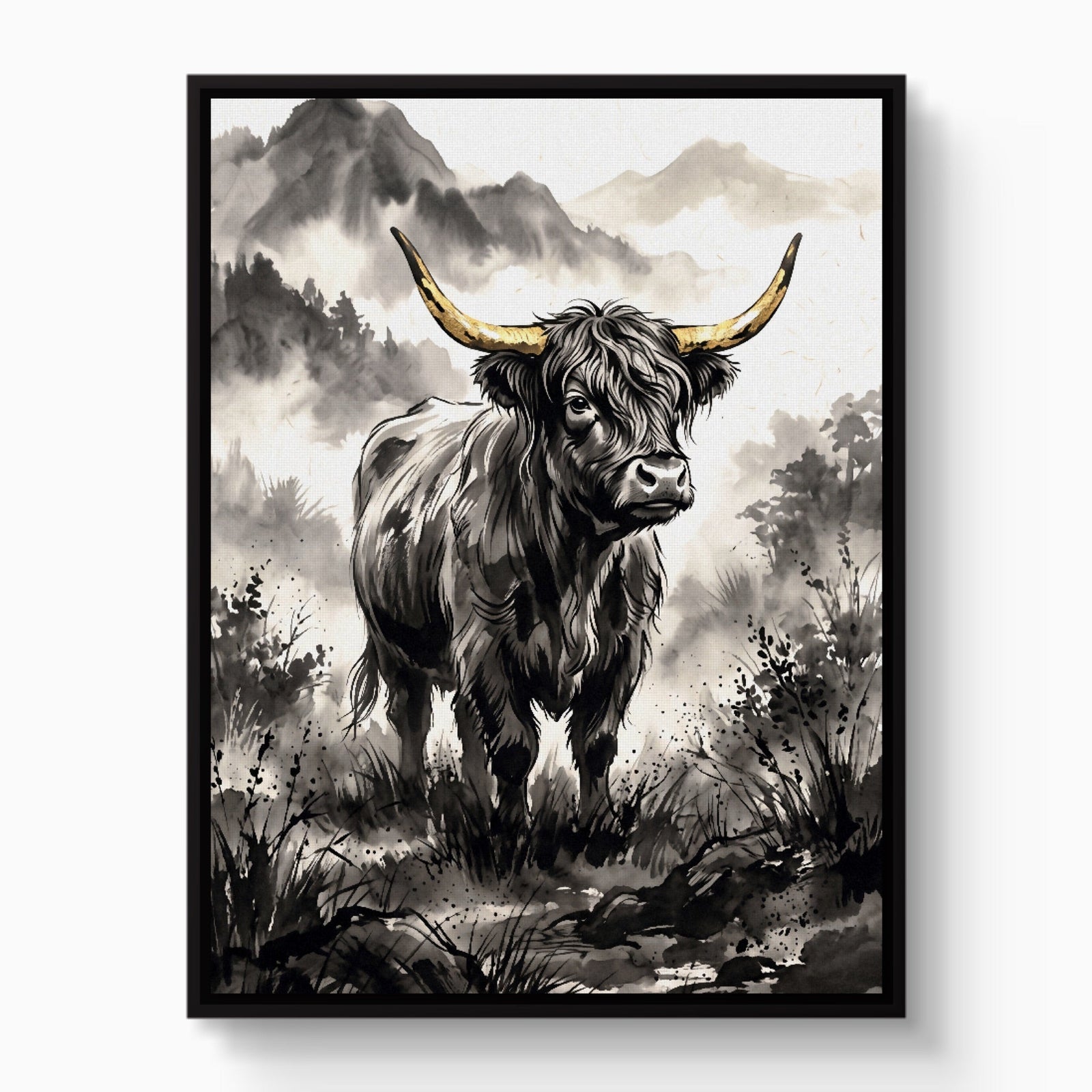 Highland Sumi-e - Luxury Wall Art