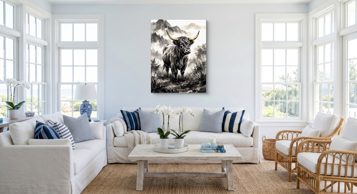 Highland Sumi-e - Luxury Wall Art