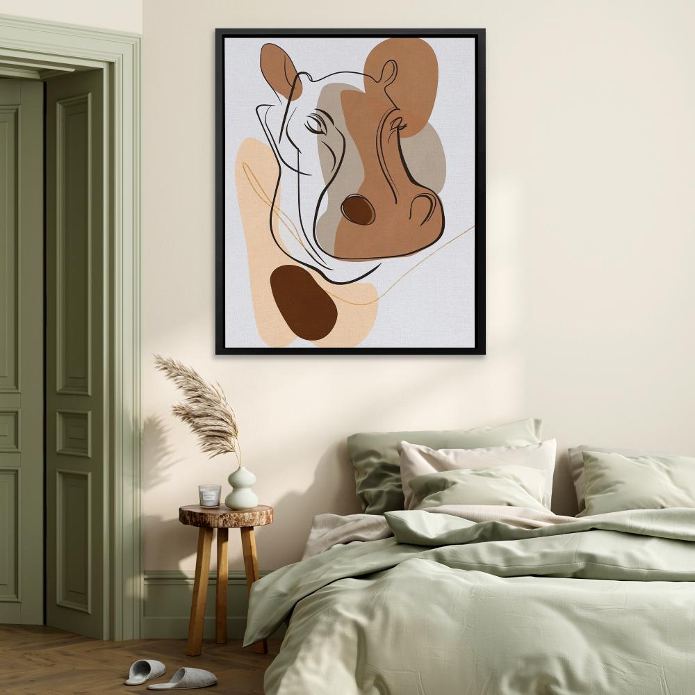 Hippo Head - Luxury Wall Art