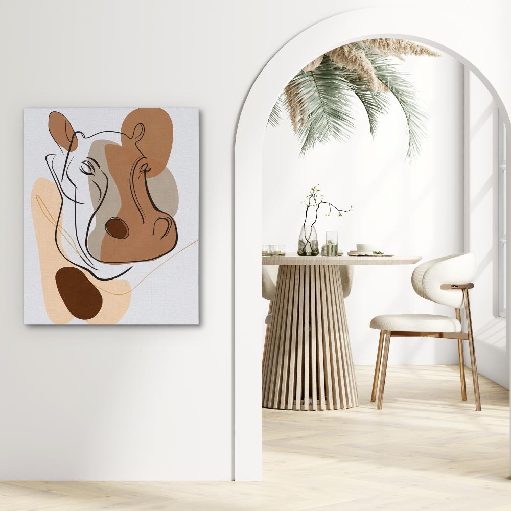 Hippo Head - Luxury Wall Art