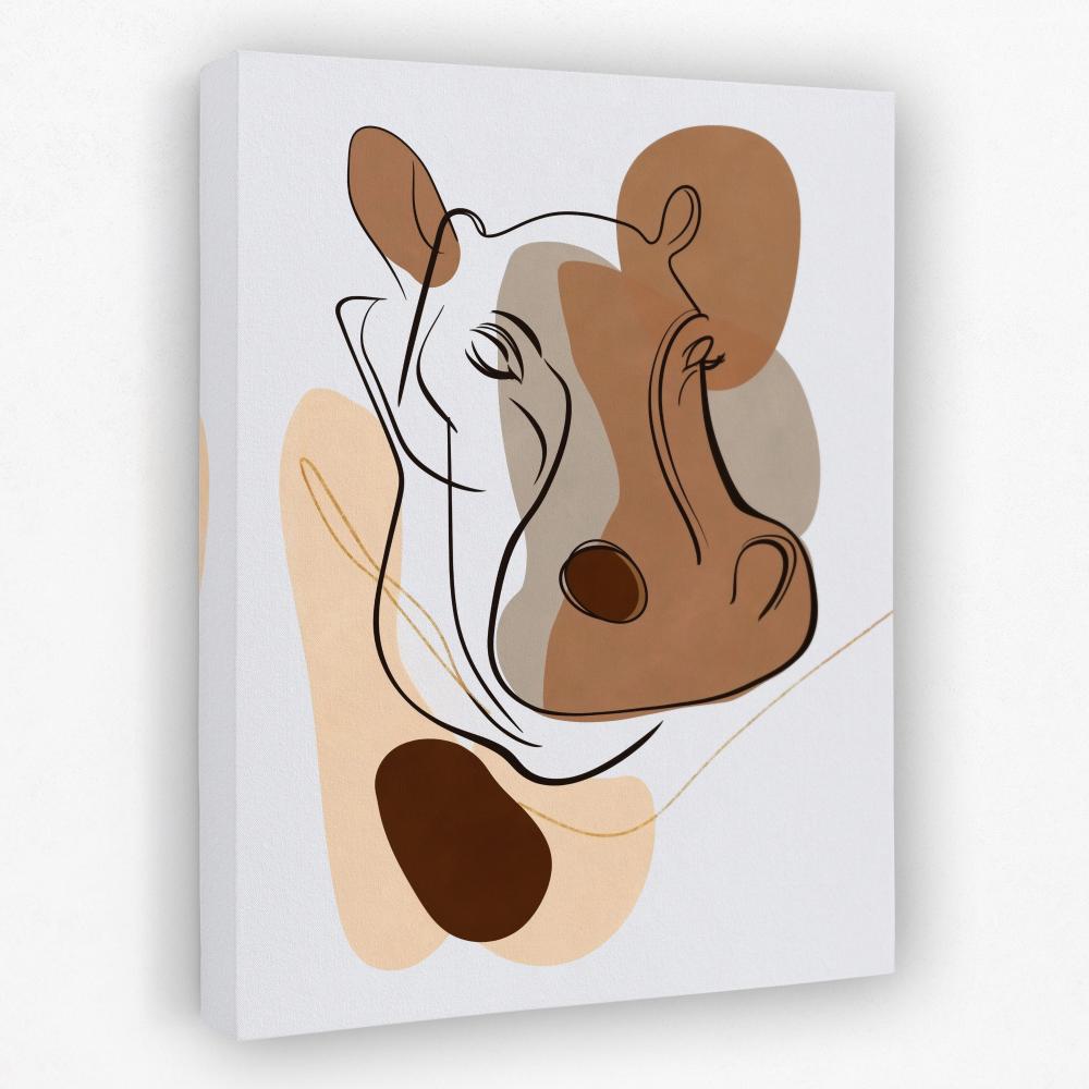 Hippo Head - Luxury Wall Art