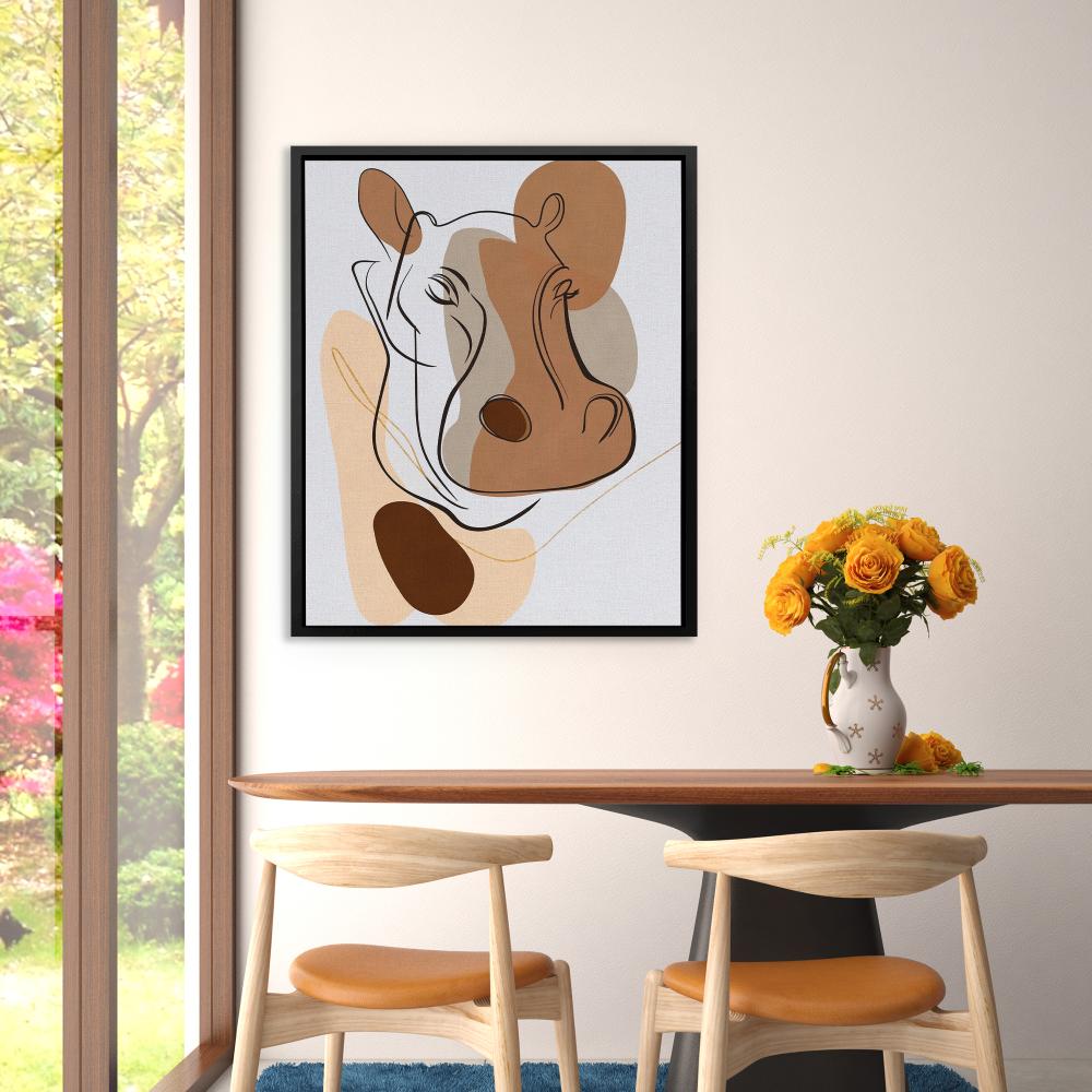 Hippo Head - Luxury Wall Art