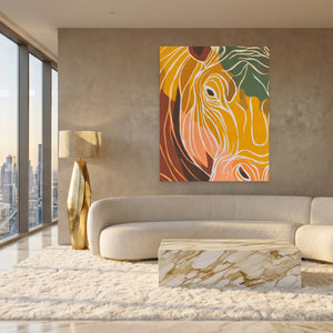 Hippo Ochre Doodle — Hippo Ochre Doodle White Gold Lux Port 207