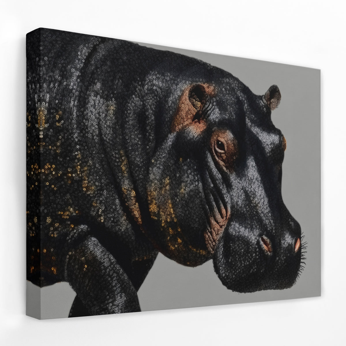 Hippo Slate Profile — Hippo Slate Profile Landscape   Side View   Mirror Wrap 13
