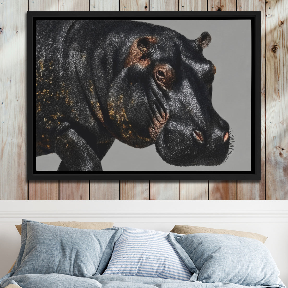 Hippo Slate Profile — Hippo Slate Profile Bed 2 Wood Panel 61