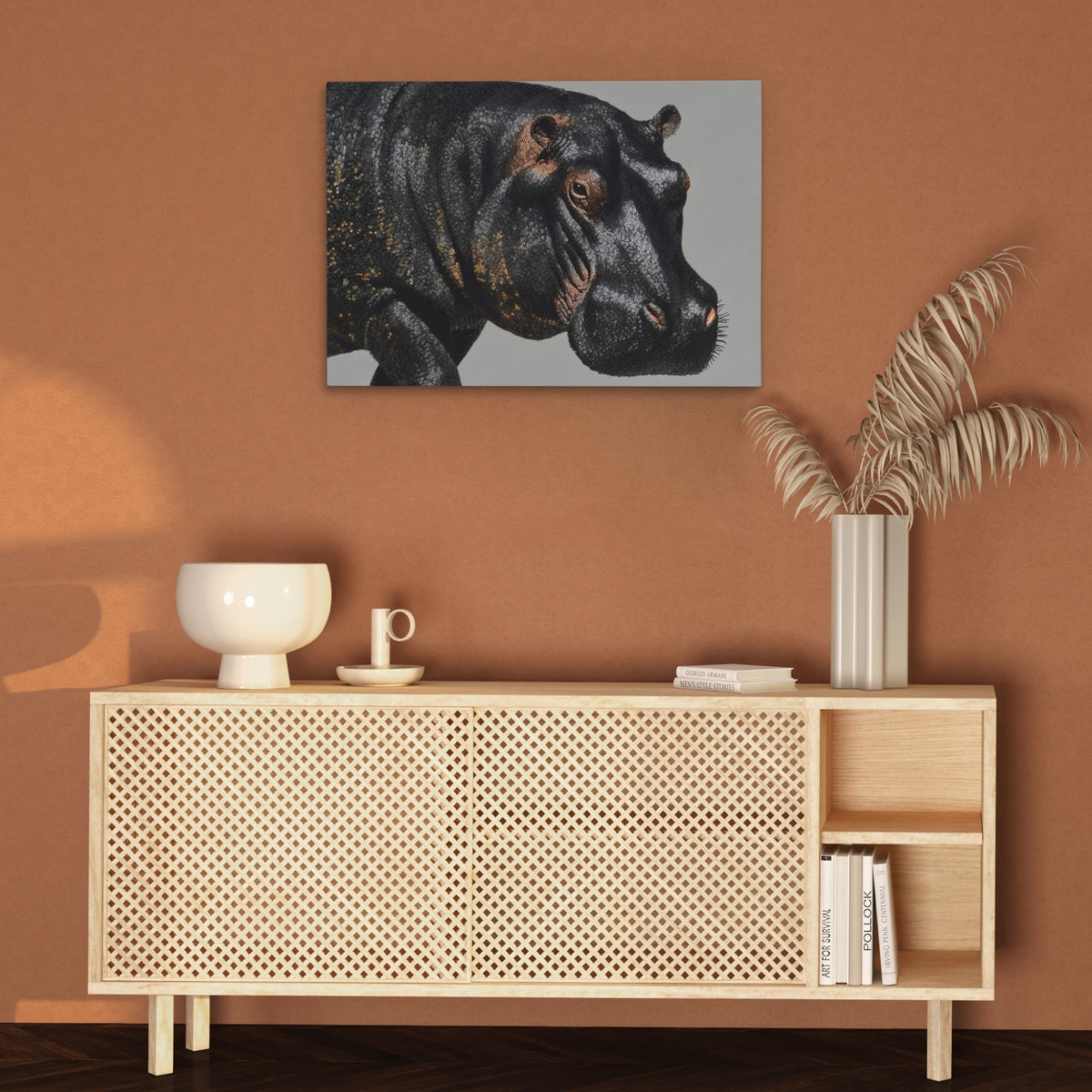 Hippo Slate Profile — Hippo Slate Profile Brown Wall 109