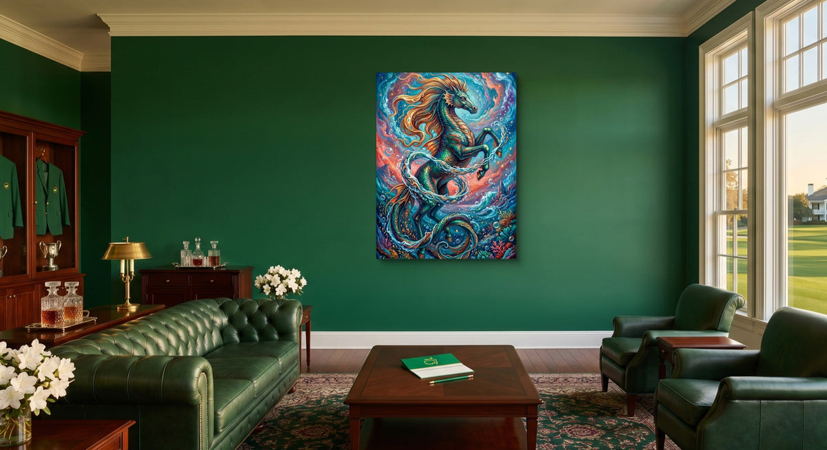 Hippocampus Rising - Luxury Wall Art