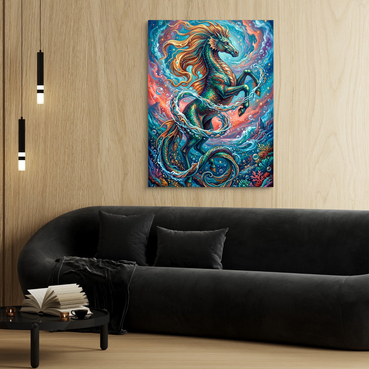 Hippocampus Rising - Luxury Wall Art