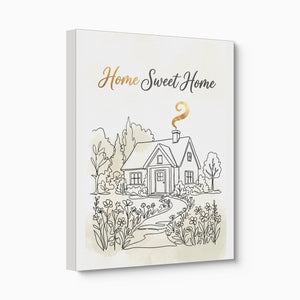 Home Sweet Sanctuary — home sweet sanctuary angled flush print