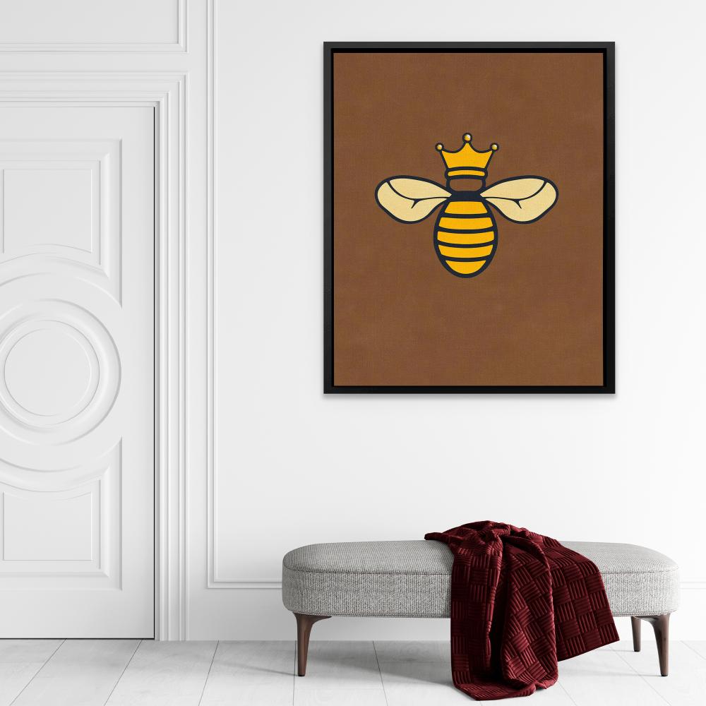 Honey Bee Queen - Luxury Wall Art