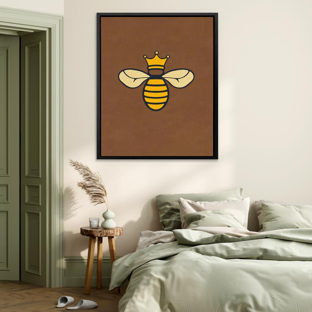 Honey Bee Queen - Luxury Wall Art