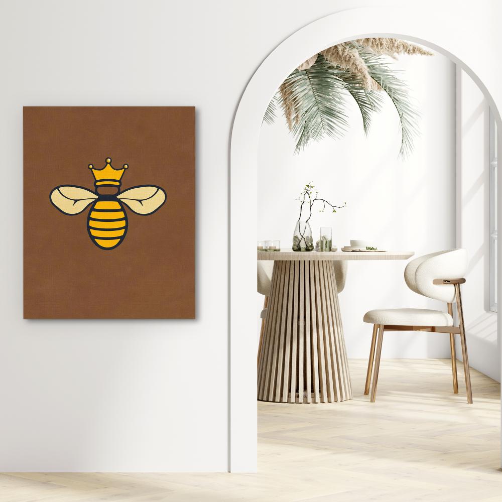 Honey Bee Queen - Luxury Wall Art