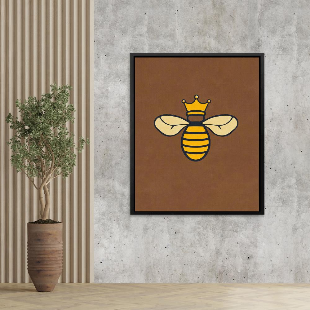Honey Bee Queen - Luxury Wall Art