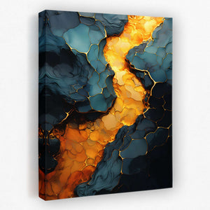 Honeycomb Lava - Luxury Wall Art