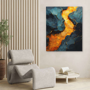 Honeycomb Lava - Luxury Wall Art